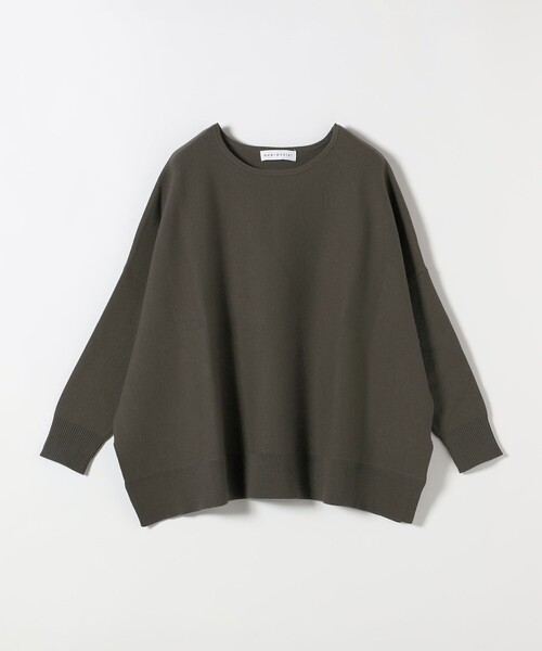 quaranciel(カランシエル)の「〈洗濯機可能〉ボートネック ワイド ニット プルオーバー 26AW(ニット/セーター・レディース・オレンジ/グレー/オフホワイト・ONE SIZE)」の10枚目の写真