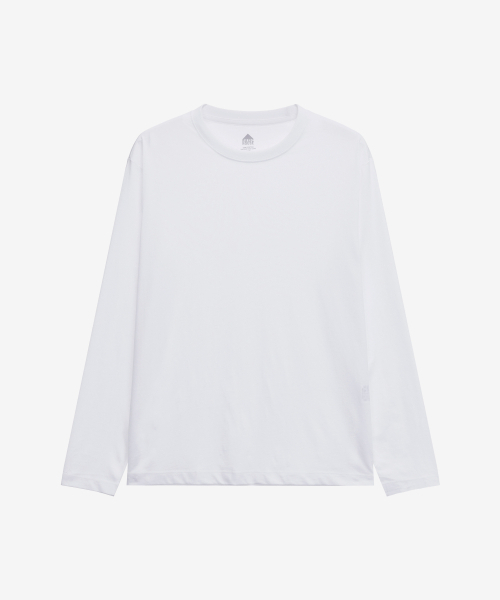 BASIC HOUSE（ベーシックハウス）の「[3PACK] 綿30番手 レギュラーフィット ラウンドネック 長袖Tシャツ (3パック)（Tシャツ/カットソー・メンズ・ブラック/ホワイト・90/95/100/105/110/115）」の19枚目の写真