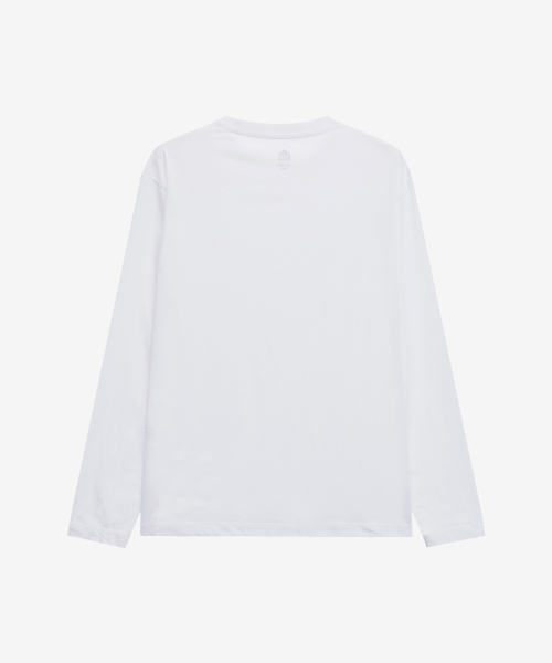 BASIC HOUSE（ベーシックハウス）の「[3PACK] 綿30番手 レギュラーフィット ラウンドネック 長袖Tシャツ (3パック)（Tシャツ/カットソー・メンズ・ブラック/ホワイト・90/95/100/105/110/115）」の20枚目の写真