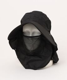 Coo+i（クーイ）の「つば広 軽量 日よけ帽子フェイスカバー付き 紫外線対策 UVカット（ハット）」