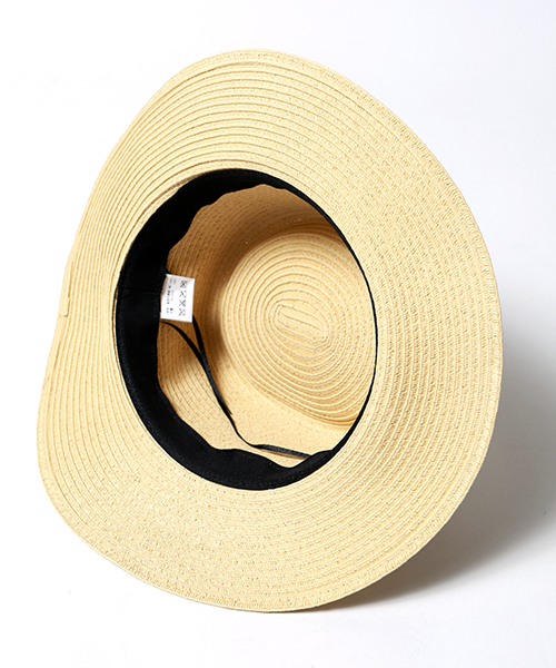 FREAK'S STORE(フリークスストア)の「ペーパーカンカンハット(ハット・レディース・ナチュラル/ブラック・FREE)」の7枚目の写真