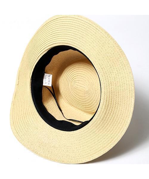 FREAK'S STORE(フリークスストア)の「ペーパーカンカンハット(ハット・レディース・ナチュラル/ブラック・FREE)」の4枚目の写真