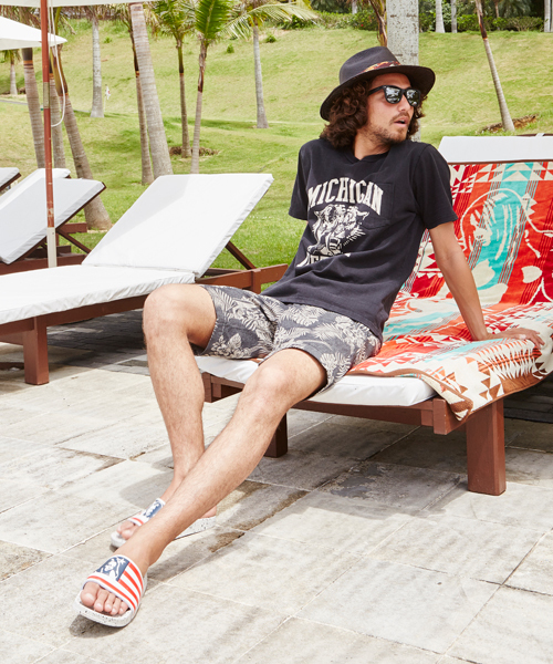 HYSTERIC GLAMOUR（ヒステリックグラマー）の「MICHIGAN LEOPARD pt ポケ付T-SH（Tシャツ/カットソー・メンズ・ホワイト/オレンジ/ブラック・LARGE/MEDIUM/X-LARGE/SMALL）」の18枚目の写真