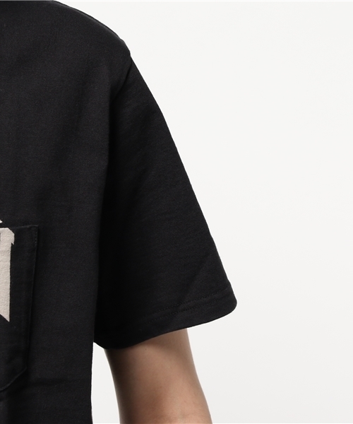 HYSTERIC GLAMOUR（ヒステリックグラマー）の「MICHIGAN LEOPARD pt ポケ付T-SH（Tシャツ/カットソー・メンズ・ホワイト/オレンジ/ブラック・LARGE/MEDIUM/X-LARGE/SMALL）」の7枚目の写真