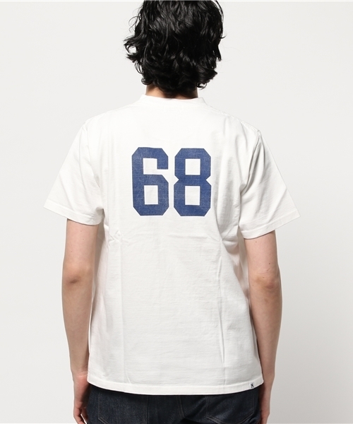 HYSTERIC GLAMOUR（ヒステリックグラマー）の「MICHIGAN LEOPARD pt ポケ付T-SH（Tシャツ/カットソー・メンズ・ホワイト/オレンジ/ブラック・LARGE/MEDIUM/X-LARGE/SMALL）」の13枚目の写真