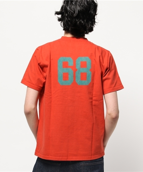 HYSTERIC GLAMOUR（ヒステリックグラマー）の「MICHIGAN LEOPARD pt ポケ付T-SH（Tシャツ/カットソー・メンズ・ホワイト/オレンジ/ブラック・LARGE/MEDIUM/X-LARGE/SMALL）」の14枚目の写真