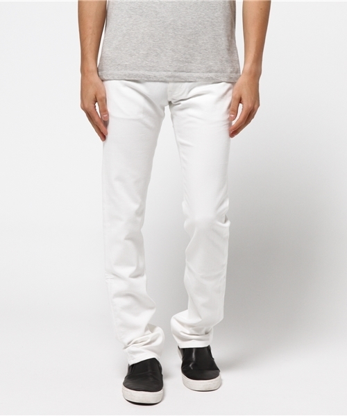 BLACK LABEL CRESTBRIDGE（ブラックレーベル・クレストブリッジ）の「グランブルー スリムテーパードデニム（デニムパンツ・メンズ・ネイビー/オフホワイト・73/76/79/82/70/85）」の2枚目の写真