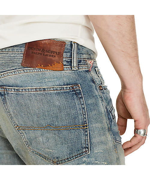 Denim & Supply Ralph Lauren（デニムアンドサプライラルフローレン）の「D&S プロスペクト スリム モト ジーンズ（デニムパンツ・メンズ・ブルー系9・36/32/30/30/32/32/28/30/29/30/30/32/32/30/33/30/28/32/31/30/33/32/34/32/29/32/31/32）」の17枚目の写真