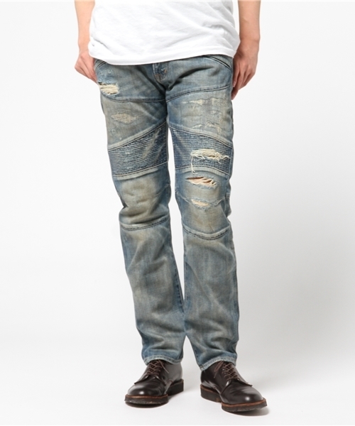 Denim & Supply Ralph Lauren（デニムアンドサプライラルフローレン）の「D&S プロスペクト スリム モト ジーンズ（デニムパンツ・メンズ・ブルー系9・36/32/30/30/32/32/28/30/29/30/30/32/32/30/33/30/28/32/31/30/33/32/34/32/29/32/31/32）」の18枚目の写真