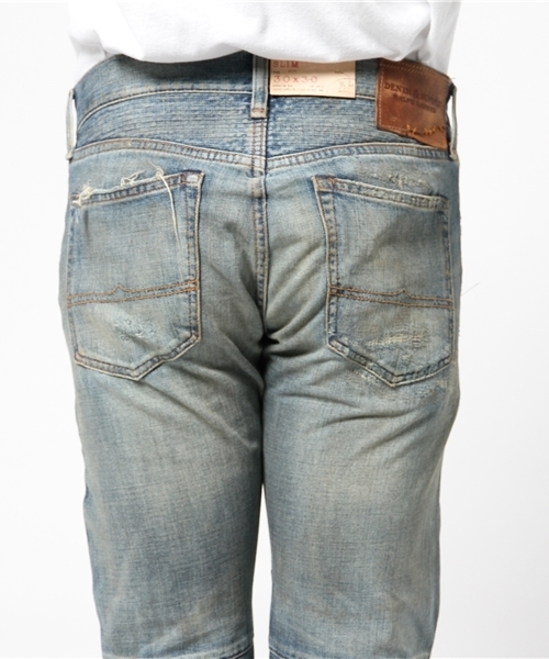 Denim & Supply Ralph Lauren（デニムアンドサプライラルフローレン）の「D&S プロスペクト スリム モト ジーンズ（デニムパンツ・メンズ・ブルー系9・36/32/30/30/32/32/28/30/29/30/30/32/32/30/33/30/28/32/31/30/33/32/34/32/29/32/31/32）」の12枚目の写真