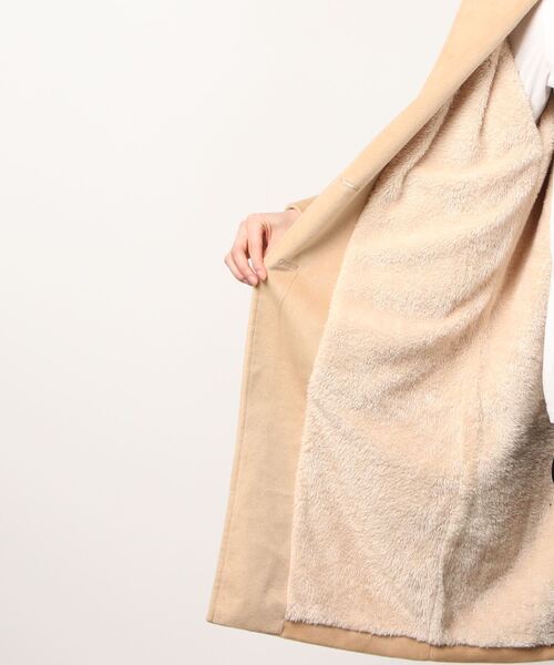 選べる4Type［チェスター/フード］×裏地[ファー/中綿]フェイクウール