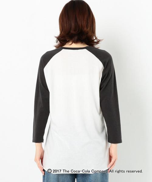 Another Edition（アナザーエディション）の「Dr pepperﾛｺﾞT（Tシャツ/カットソー・レディース・ホワイト・FREE）」の2枚目の写真