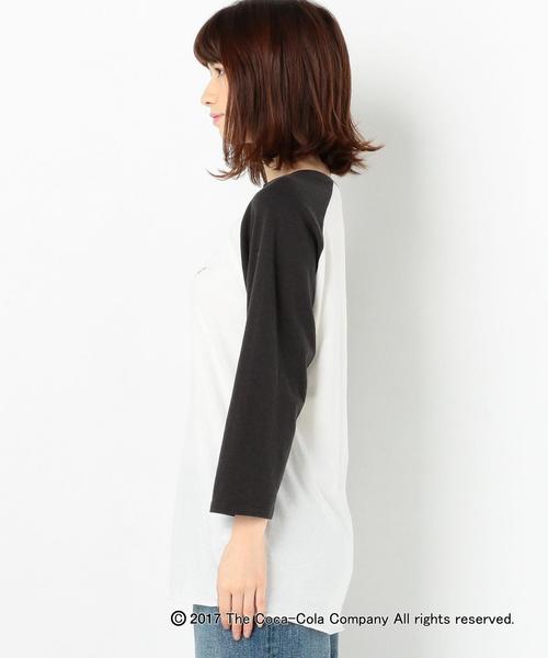 Another Edition（アナザーエディション）の「Dr pepperﾛｺﾞT（Tシャツ/カットソー・レディース・ホワイト・FREE）」の4枚目の写真