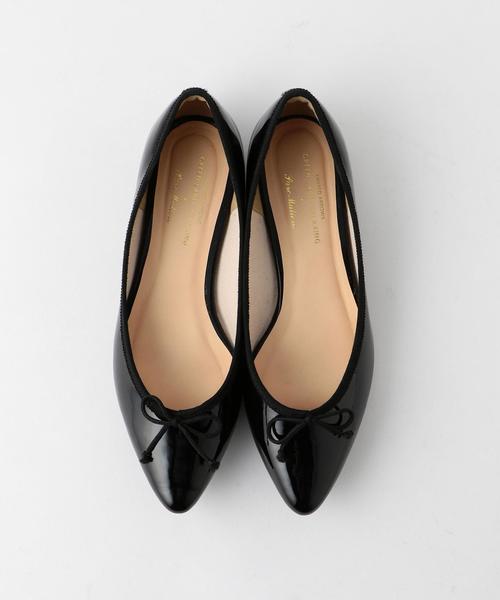 green label relaxing(グリーンレーベルリラクシング)の「RF POINTED FLAT バレエシューズ ◆(バレエシューズ・レディース・レッド/ライトグレー/ベージュ/ブラック・S(22.5)/L(24.5)/LL(25.5)/M(23.5))」の12枚目の写真