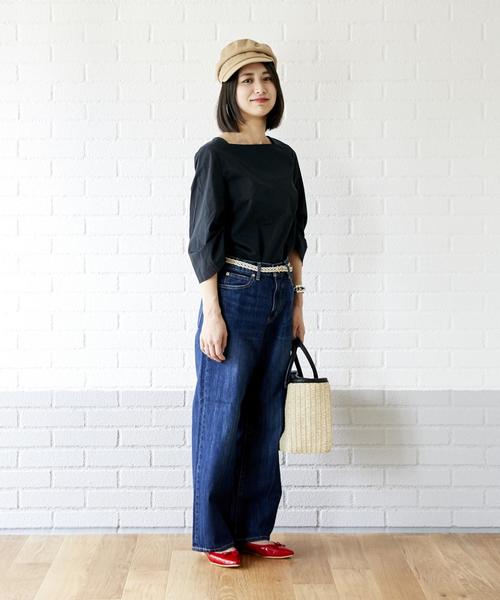 green label relaxing(グリーンレーベルリラクシング)の「RF POINTED FLAT バレエシューズ ◆(バレエシューズ・レディース・レッド/ライトグレー/ベージュ/ブラック・S(22.5)/L(24.5)/LL(25.5)/M(23.5))」の20枚目の写真