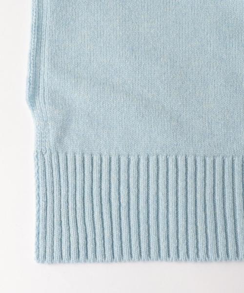 BEAUTY&YOUTH UNITED ARROWS（ビューティーアンドユースユナイテッドアローズ）の「BY ウールカシミヤストール 60×170 ◆（ストール/ショール・レディース・ライトグレー/ベージュ/ライトブルー/ネイビー・FREE）」の5枚目の写真