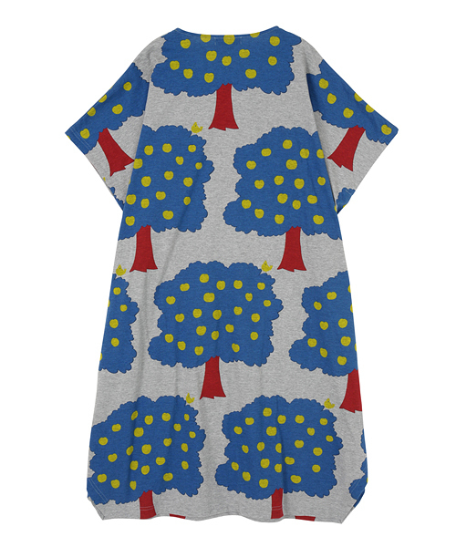 Ne-net(ネネット)の「(S)ハートりんごカットソー(ワンピース・レディース・グレー/オフホワイト・02)」の4枚目の写真