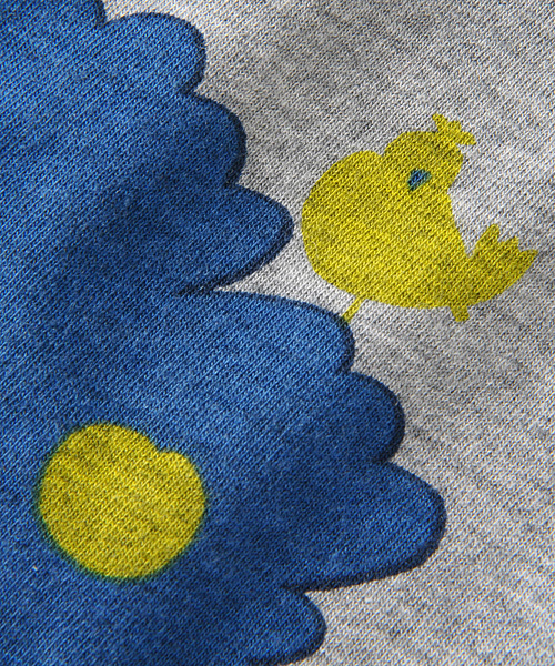 Ne-net(ネネット)の「(S)ハートりんごカットソー(ワンピース・レディース・グレー/オフホワイト・02)」の5枚目の写真