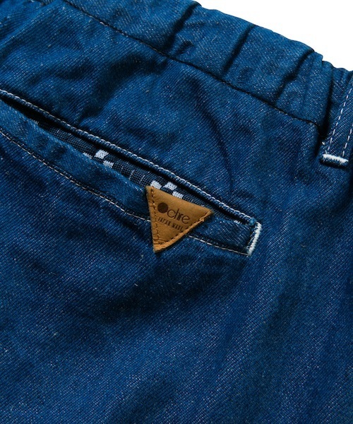 rehacer（レアセル）の「Ochre : Kojima Hemp Denim Pants Made in OKAYAMA Japan（デニムパンツ・メンズ・インディゴブルー・SMALL/LARGE/MEDIUM）」の5枚目の写真