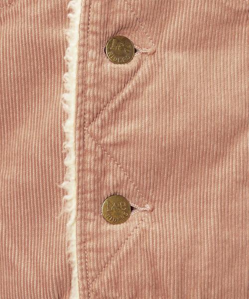 Lee（リー）の「■■■[別注]CB LEE(リー)×GLR CB ボア STORM RIDERS ◆（ブルゾン・レディース・ダークグレー/ベージュ/ライトピンク・FREE）」の16枚目の写真