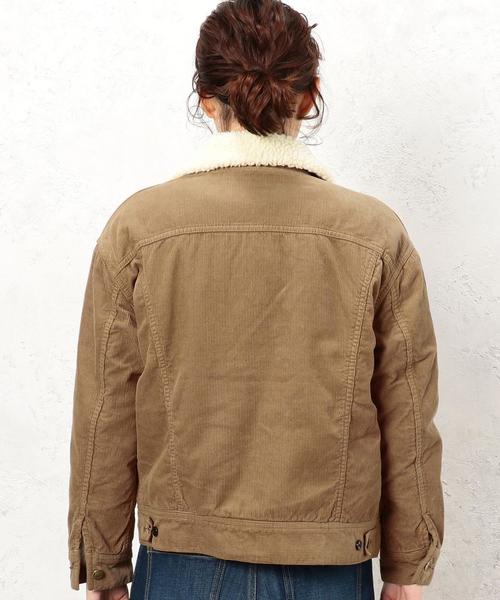 Lee（リー）の「■■■[別注]CB LEE(リー)×GLR CB ボア STORM RIDERS ◆（ブルゾン・レディース・ダークグレー/ベージュ/ライトピンク・FREE）」の20枚目の写真