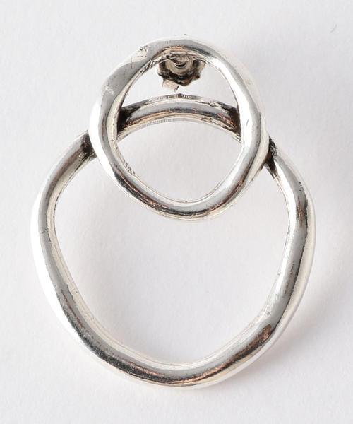 BEAUTY&YOUTH UNITED ARROWS(ビューティーアンドユースユナイテッドアローズ)の「<VELATTI>ダブルサークルピアス ◆(ピアス(両耳用)・レディース・シルバー・FREE)」の6枚目の写真