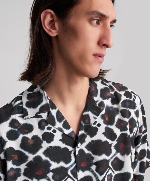 Saturdays NYC（サタデーズ ニューヨークシティ ）の「Canty Water Floral Short Sleeve Shirt（シャツ/ブラウス・メンズ・パープル・M/L/X-SMALL/S）」の2枚目の写真