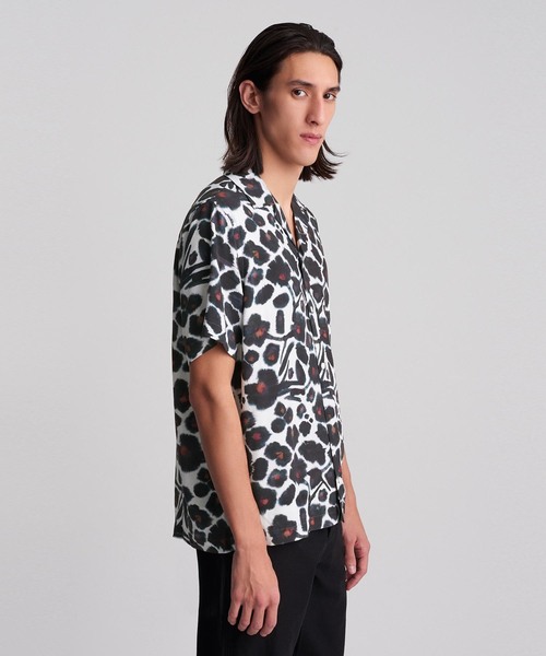 Saturdays NYC（サタデーズ ニューヨークシティ ）の「Canty Water Floral Short Sleeve Shirt（シャツ/ブラウス・メンズ・パープル・M/L/X-SMALL/S）」の4枚目の写真