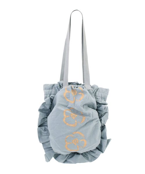 merry jenny（メリージェニー）の「ギャザーフリルトート（ハンドバッグ・レディース・ライトブルー/オフホワイト/ブラック・FREE）」の6枚目の写真