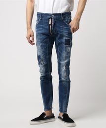 DSQUARED2 | Pants 5 Pockts /Tidy biker jean /Square patch light wash /0182(デニムパンツ)