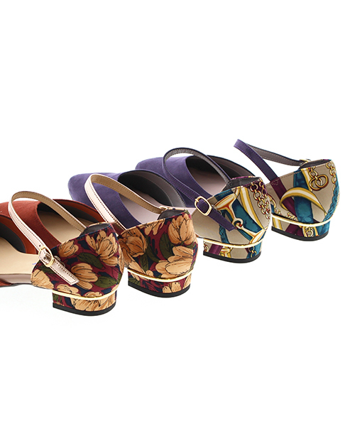 JELLY BEANS（ジェリービーンズ）の「Ｖカットセパレートパンプス<ふわさら>(109-9646)JELLY BEANS(ジェリービーンズ)（パンプス・レディース・ブラック/パープル/イエロー/プラチナム/レッド/チェック/シルバー/グレー系その他/バイオレット/キャメル/ダークグレー/オレンジ/ラベンダー/ベージュ/ライトピンク・23/24/25/22/25.5/22.5/24.5/23.5/21.5）」の17枚目の写真