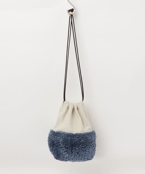 Lilas Campbell(リラキャンベル)の「Lilas Campbell Tfut stringbag(ハンドバッグ)」|ブルー