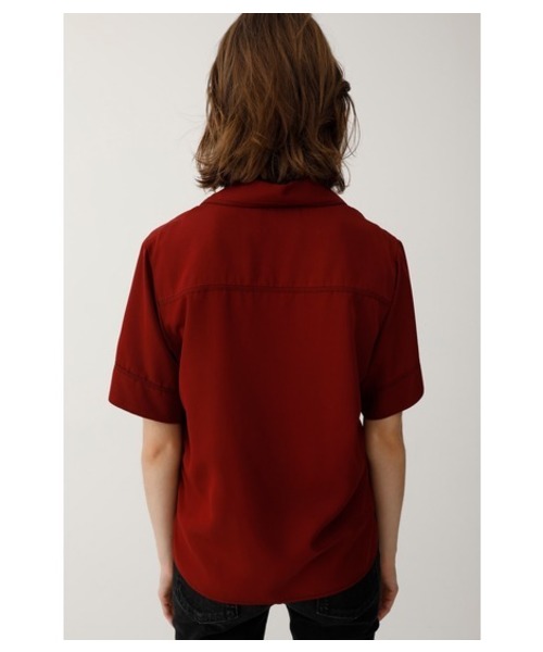 MOUSSY（マウジー）の「STITCHED OPEN SHIRT（シャツ/ブラウス・レディース・ダークネイビー/ライトピンク/ボルドー・FREE）」の13枚目の写真