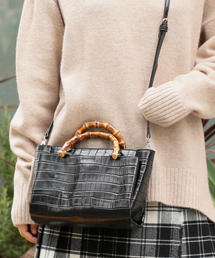 BEAUTY&YOUTH UNITED ARROWS | ＜LS Scene＞∴バンブーハンドルミニミニショルダーバッグ о(ショルダーバッグ)