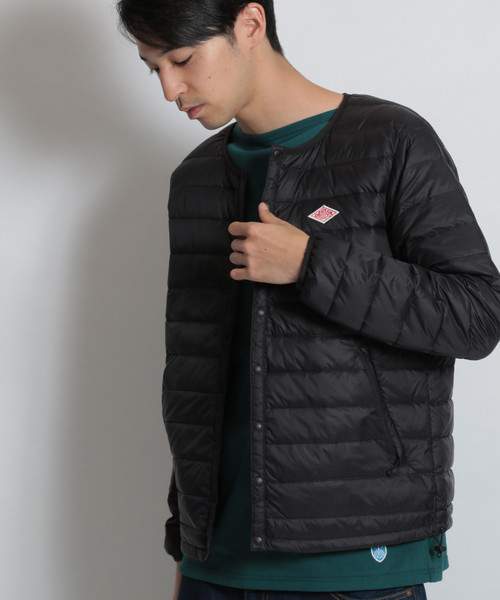 DANTON(ダントン)の「【DANTON(ダントン)】インナーダウンジャケット(ダウンジャケット/コート・メンズ・ブラック/パープル・MEDIUM/LARGE)」の1枚目の写真