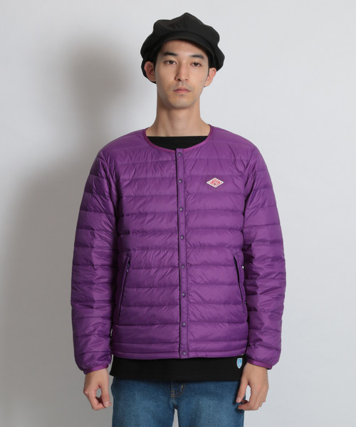 DANTON(ダントン)の「【DANTON(ダントン)】インナーダウンジャケット(ダウンジャケット/コート・メンズ・ブラック/パープル・MEDIUM/LARGE)」の5枚目の写真