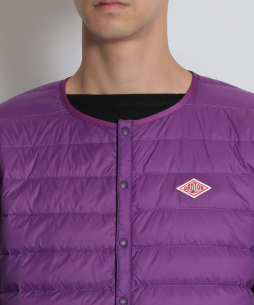 DANTON(ダントン)の「【DANTON(ダントン)】インナーダウンジャケット(ダウンジャケット/コート・メンズ・ブラック/パープル・MEDIUM/LARGE)」の12枚目の写真
