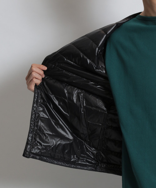 DANTON(ダントン)の「【DANTON(ダントン)】インナーダウンジャケット(ダウンジャケット/コート・メンズ・ブラック/パープル・MEDIUM/LARGE)」の6枚目の写真