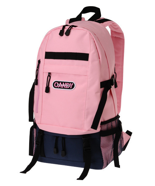 Candy Stripper（キャンディストリッパー）の「OVAL LOGO バッグパック（バックパック/リュック・レディース・ブラック/ピンク/ネイビー・FREE）」の3枚目の写真