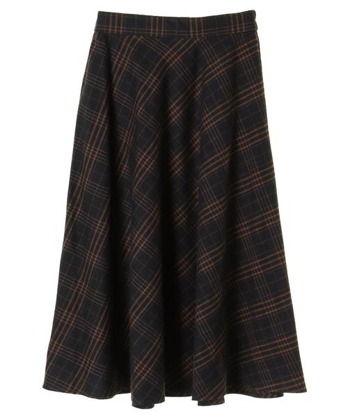 AMERICAN HOLIC（アメリカンホリック）の「・チェックフレアスカート ＊（スカート・レディース・ブラウン系その他4/ベージュ系その他4/グリーン系その他5/ブルー系その他5・FREE）」の8枚目の写真