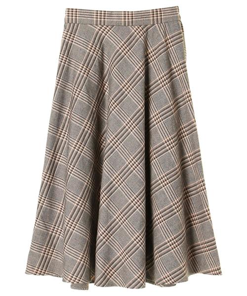 AMERICAN HOLIC（アメリカンホリック）の「・チェックフレアスカート ＊（スカート・レディース・ブラウン系その他4/ベージュ系その他4/グリーン系その他5/ブルー系その他5・FREE）」の11枚目の写真