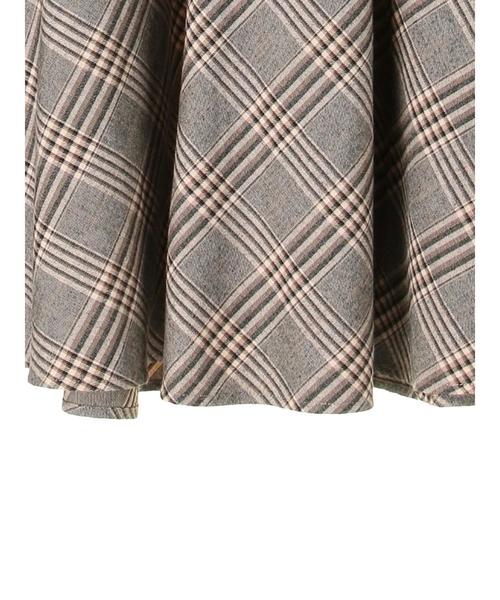 AMERICAN HOLIC（アメリカンホリック）の「・チェックフレアスカート ＊（スカート・レディース・ブラウン系その他4/ベージュ系その他4/グリーン系その他5/ブルー系その他5・FREE）」の14枚目の写真