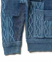 【未使用】完売品 ビームスプラス BEAMS + インディゴカーディガン L 楽天市場】BEAMS PLUS BEAMS PLUS｜インディゴ パッチワーク柄