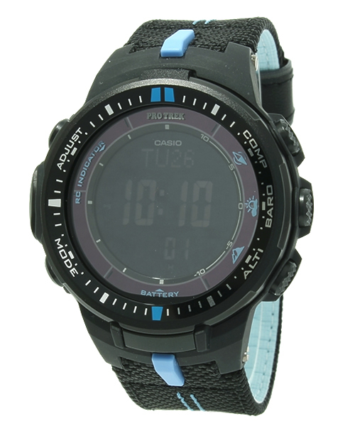 CASIO(カシオ)の「PRO TREK PRW-3000B UNISEX(アナログ腕時計・メンズ・オレンジ/グリーン/ブラック×ブルー・FREE)」の2枚目の写真