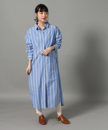 LOWRYS FARM | ロングシャツワンピース　823905(シャツワンピース)
