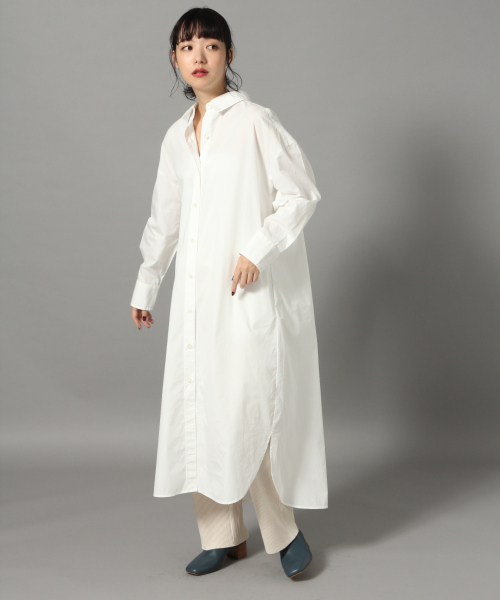 LOWRYS FARM（ローリーズファーム）の「ロングシャツワンピース　823905（シャツワンピース・レディース・ベージュ/オフホワイト/カーキ/ブルー/ストライプ・FREE）」の17枚目の写真