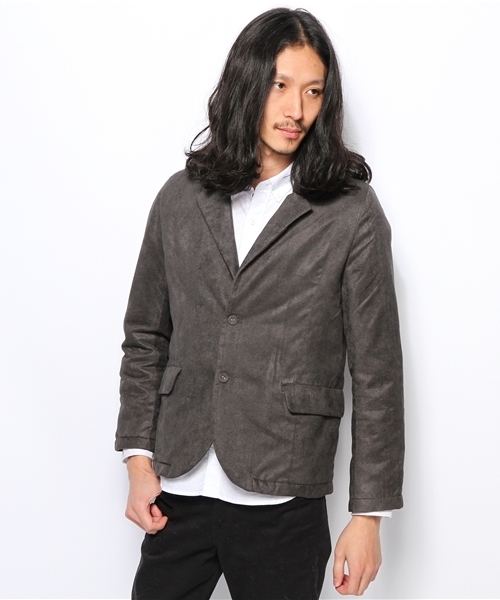 CIAOPANIC（チャオパニック）の「【TOOL FOR Ciaopanic】ポリ起毛中綿テーラー（テーラードジャケット・メンズ・ネイビー/チャコールグレー・LARGE/MEDIUM）」の12枚目の写真