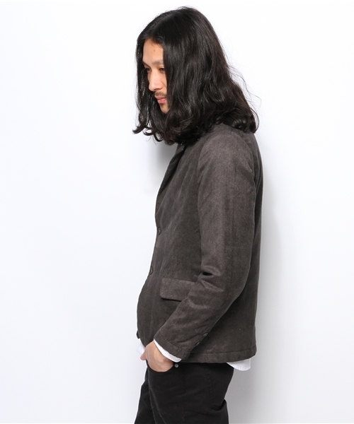 CIAOPANIC（チャオパニック）の「【TOOL FOR Ciaopanic】ポリ起毛中綿テーラー（テーラードジャケット・メンズ・ネイビー/チャコールグレー・LARGE/MEDIUM）」の10枚目の写真