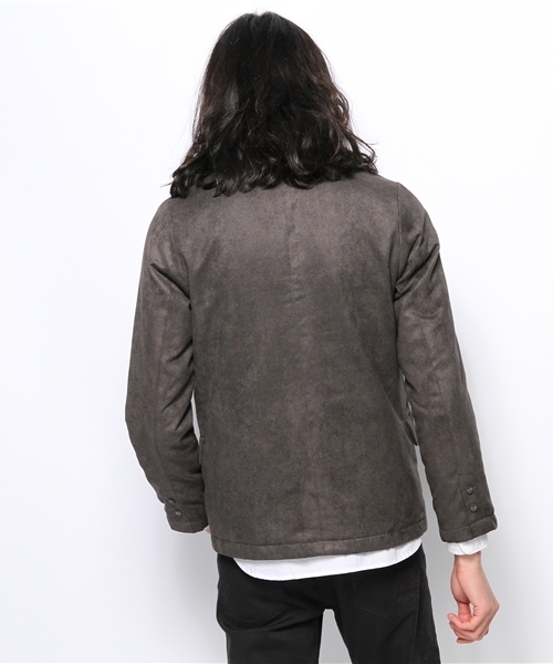 CIAOPANIC（チャオパニック）の「【TOOL FOR Ciaopanic】ポリ起毛中綿テーラー（テーラードジャケット・メンズ・ネイビー/チャコールグレー・LARGE/MEDIUM）」の3枚目の写真