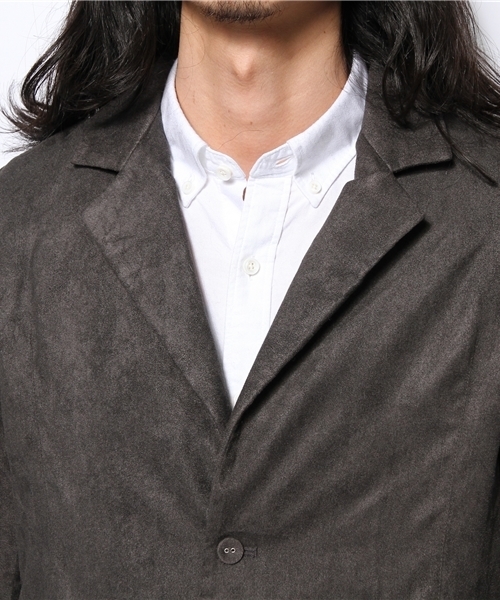 CIAOPANIC（チャオパニック）の「【TOOL FOR Ciaopanic】ポリ起毛中綿テーラー（テーラードジャケット・メンズ・ネイビー/チャコールグレー・LARGE/MEDIUM）」の5枚目の写真